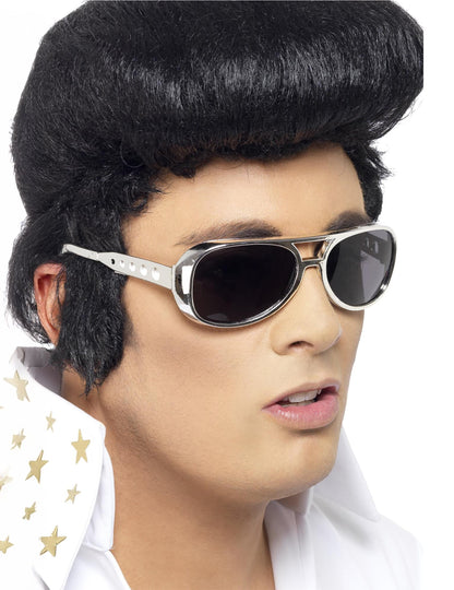 Dospělé stříbrné brýle Elvis