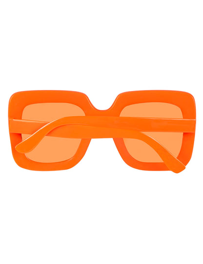 Oranžové brýle s kamínky pro dospělé