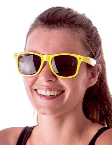 Sonnenbrille neongelb