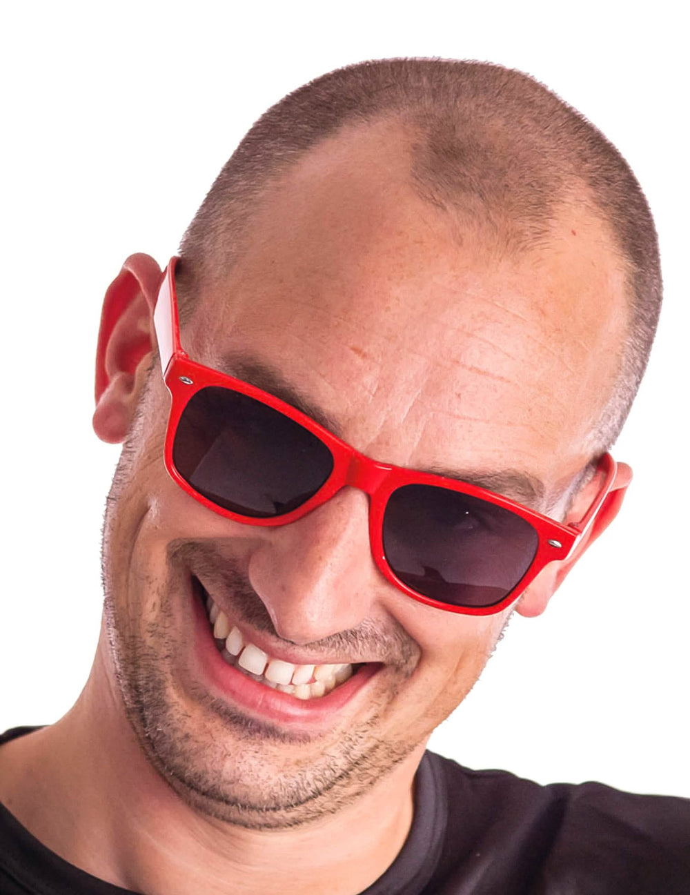 modré brýle pro dospělý červená