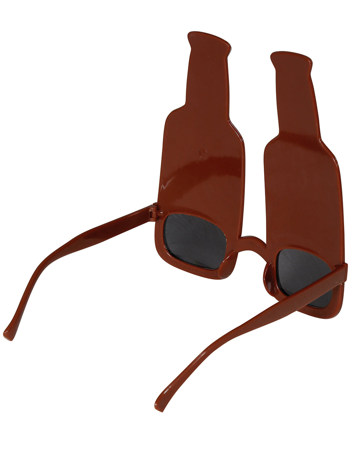 Vue de dos des lunettes bouteilles de whisky pour adulte