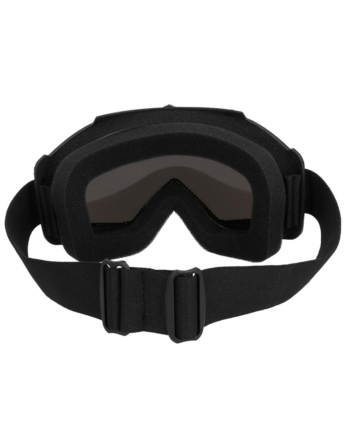 Vue de dos des lunettes de ski avec strass pour adulte