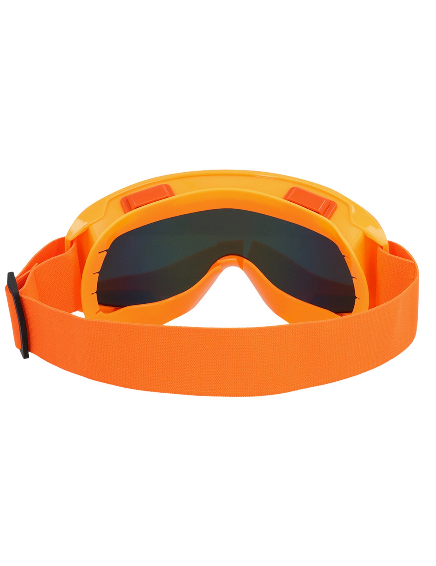 Dospelé neónové oranžové lyžiarske okuliare