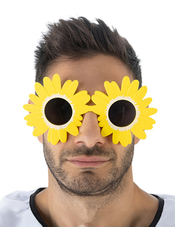 Žluté květinové brýle Terifier pro dospělé