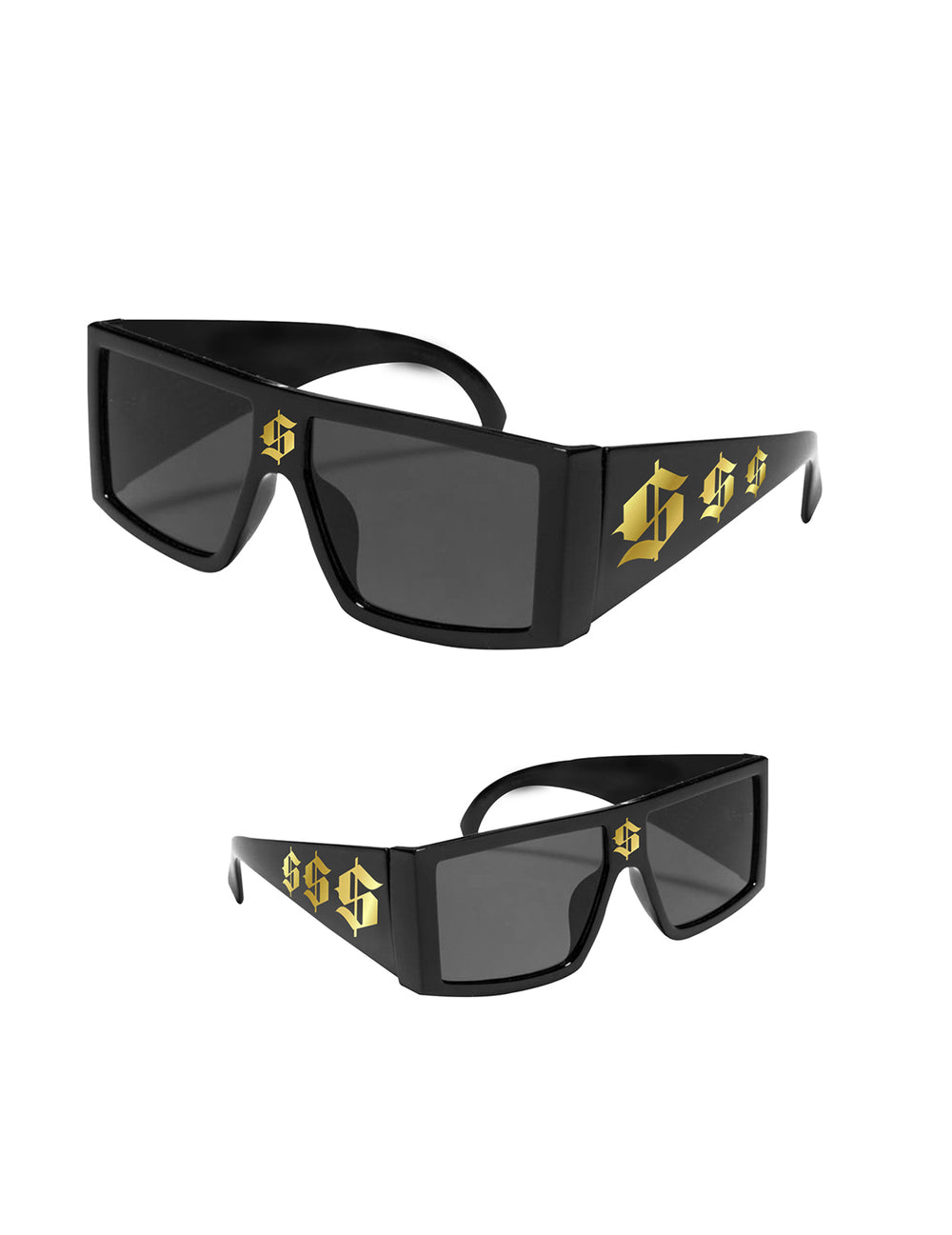 Différentes vues des lunettes gangsta