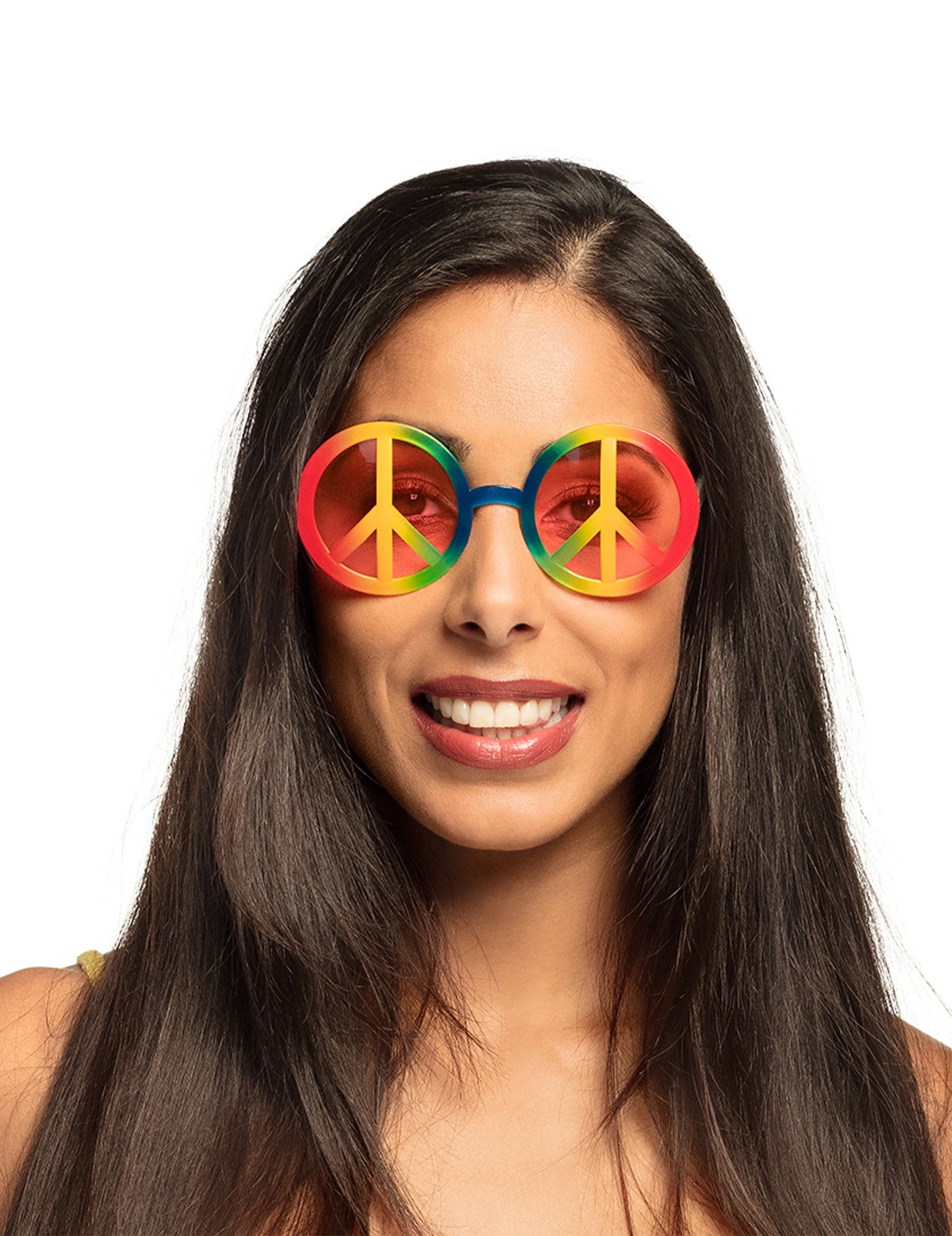 Duhové hippie brýle pro dospělé