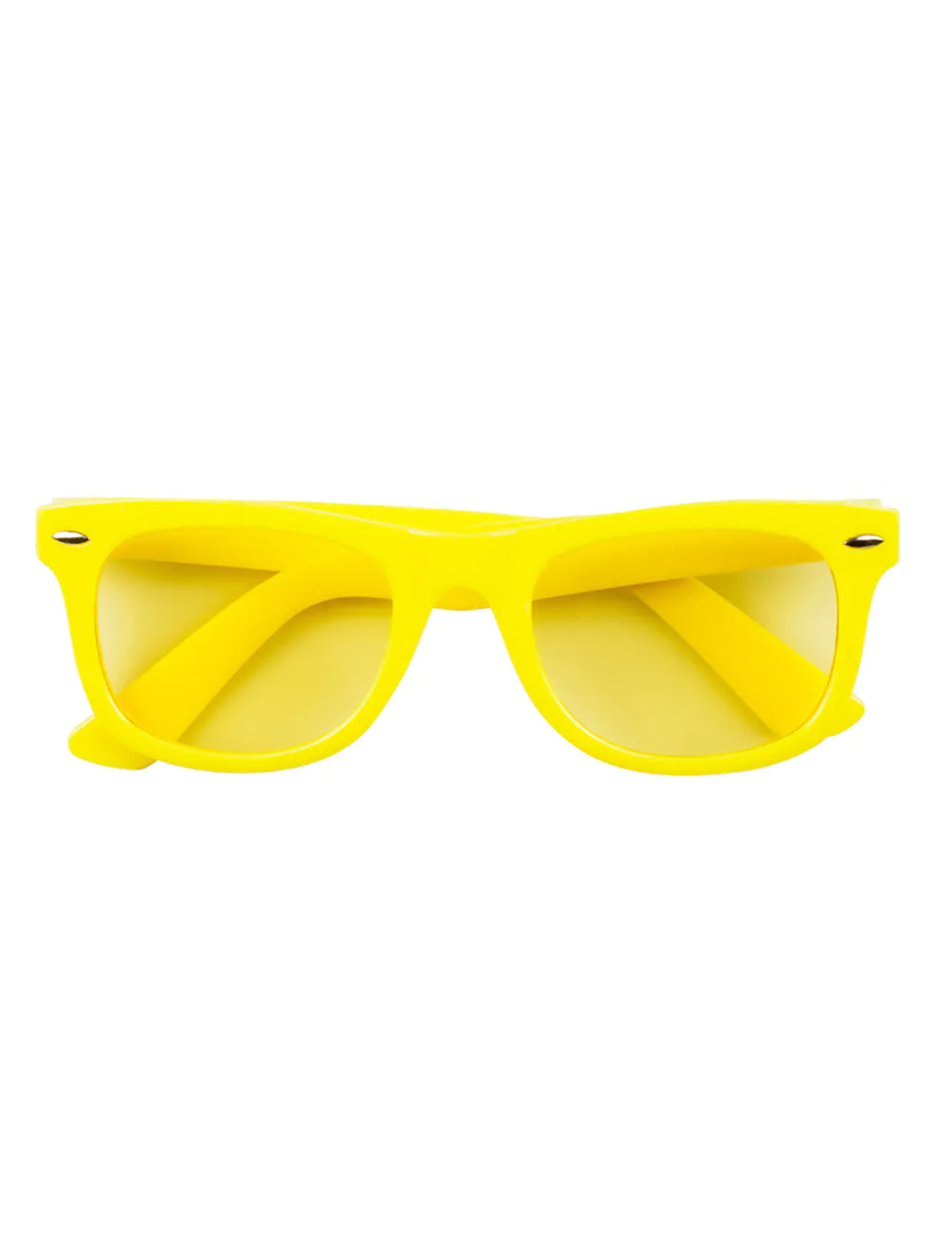 Vue de face des lunettes 80's
