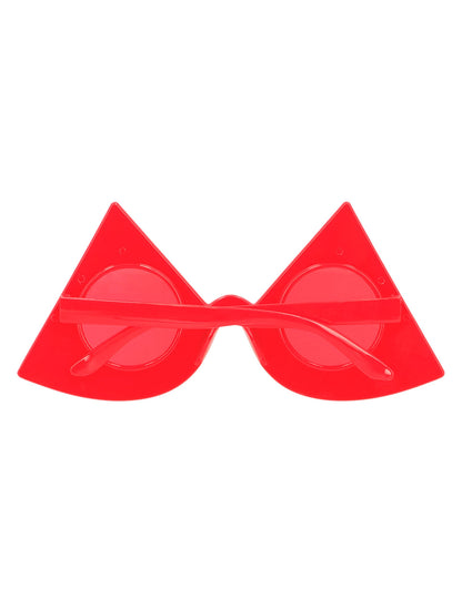 Vue de dos des lunettes pastèque pour adulte