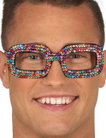 Dospělé vícebarevné popové brýle