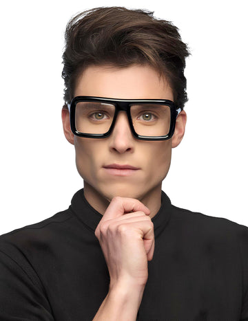 Černé retro brýle