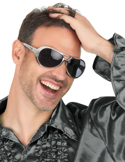 Vue de trois-quarts des lunettes rondes pour adulte