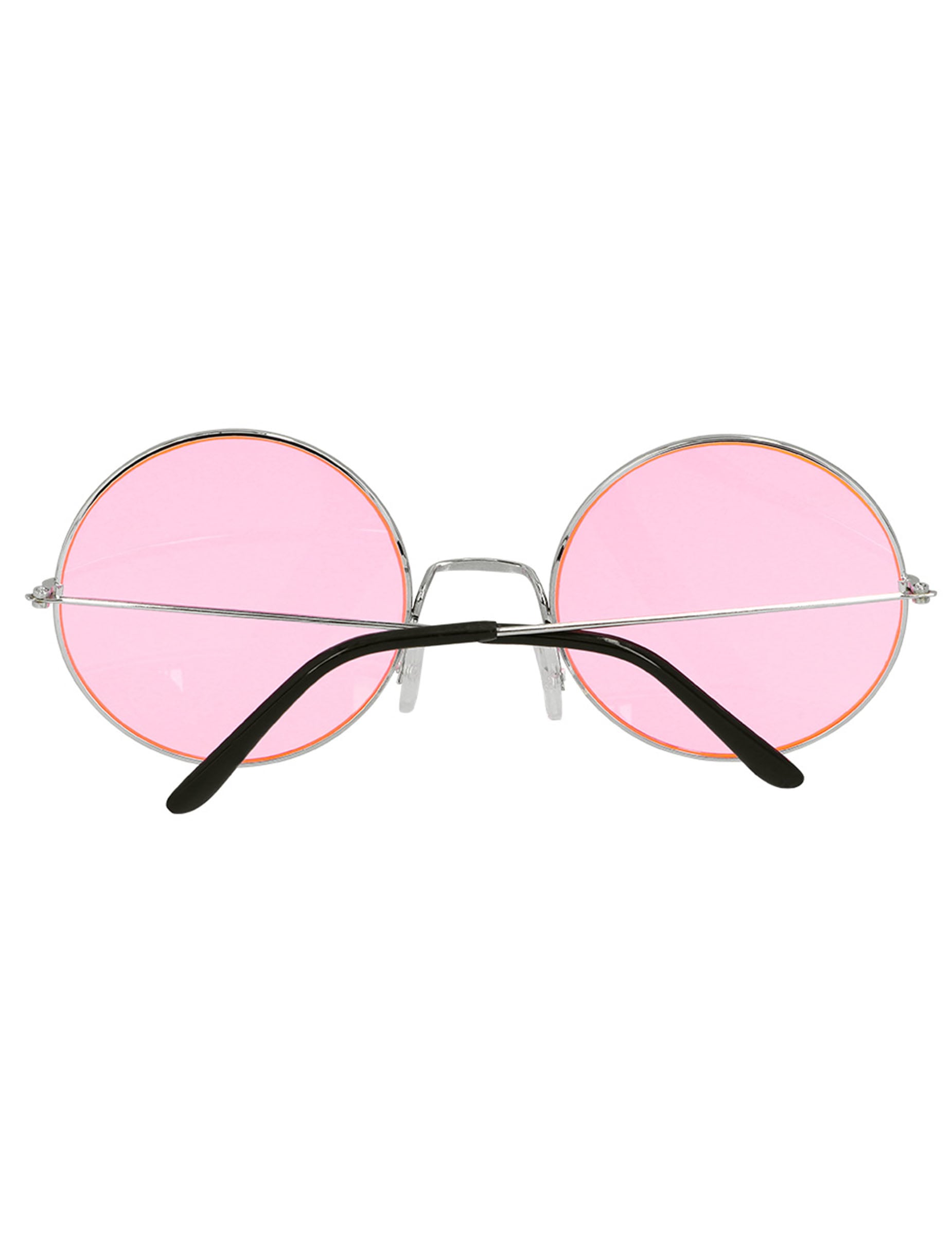 Vue de dos des lunettes rondes hippies géantes
