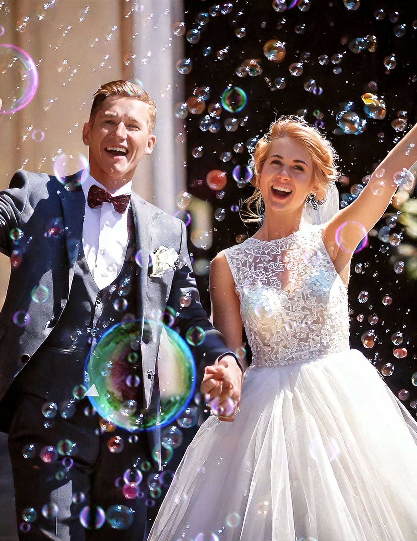 Svatební Bubble Machine s náplněmi