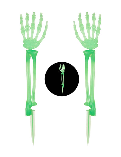 Fosforeskující ruce kostlivce 46 cm