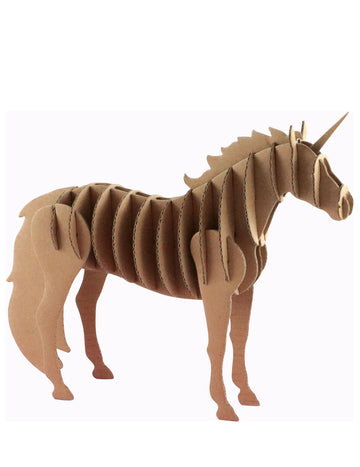 Kartonový model Unicorn 21,5 x 4 x 17 cm sestavit se