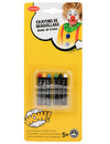Maquillage crayons de clown pour enfant multicolores 6 pièces