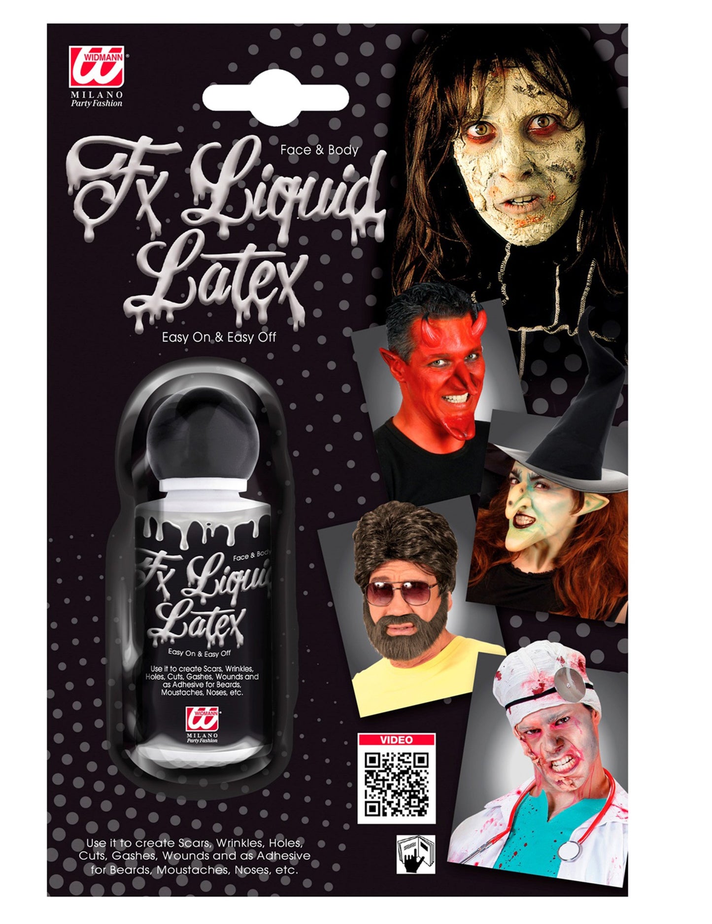 Bílý tekutý latexový make-up 20 ml