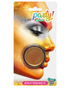 Zlatý metalický make-up