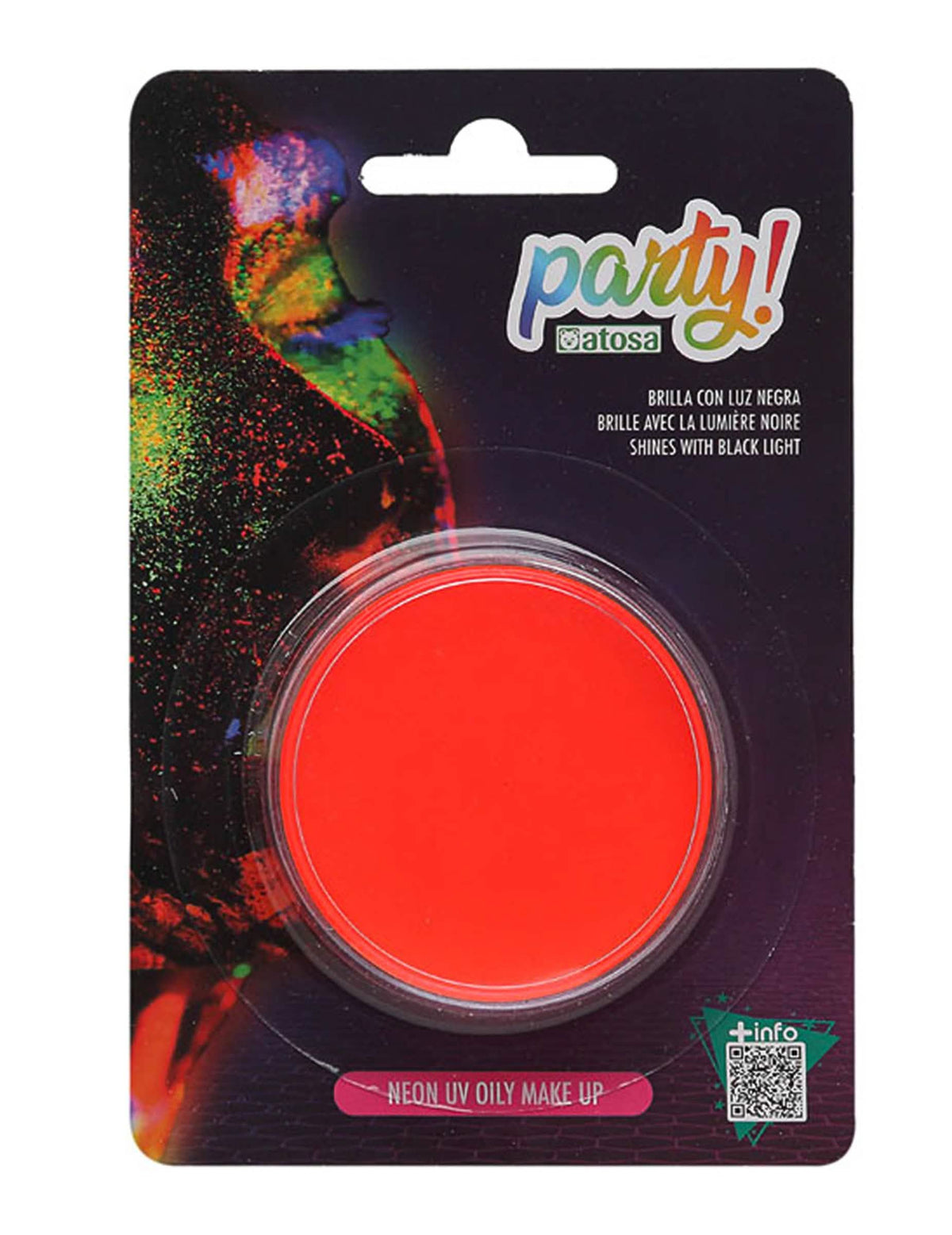 Neonovo oranžový fluorescenční make-up 7,8 g