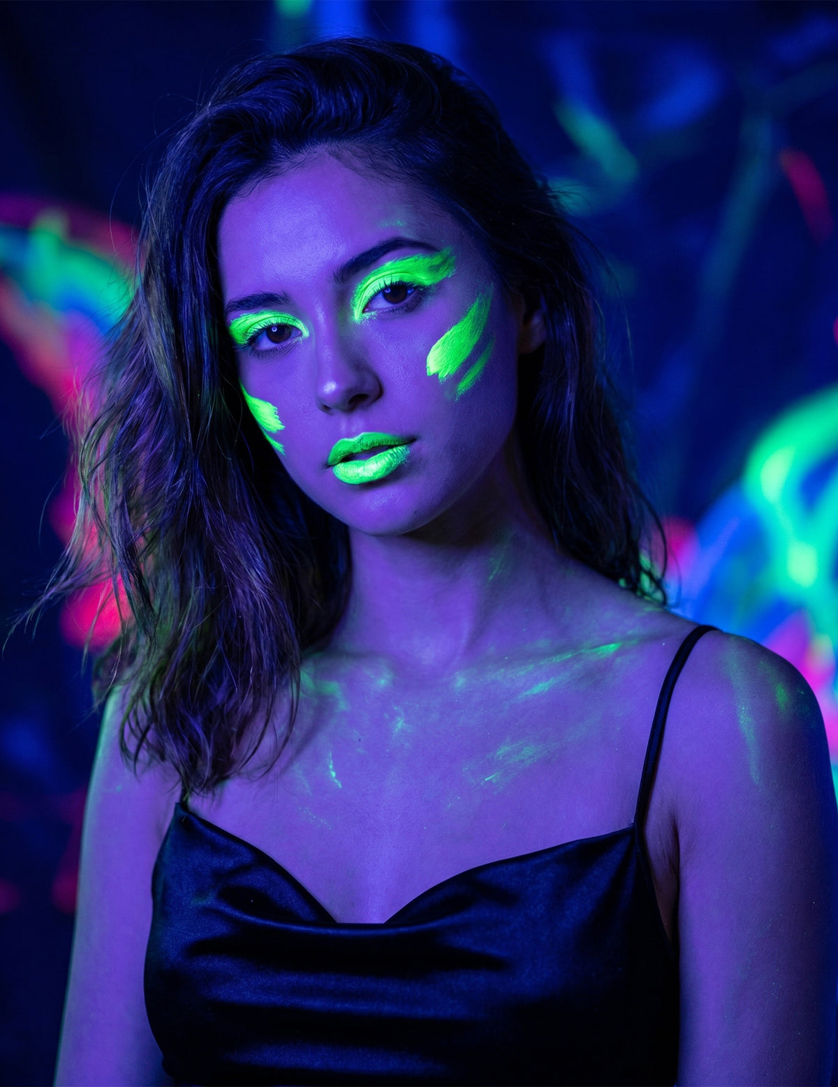 Neonovo zelený fluorescenční make-up 7,8 g
