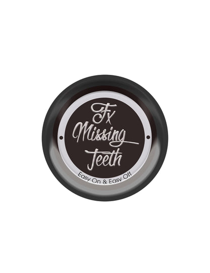 Gros plan sur le couvercle du maquillage pour dent noire