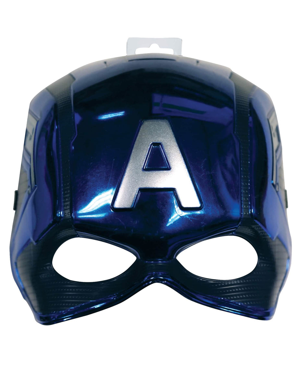 Pohled zepředu na půlmasku Captain America