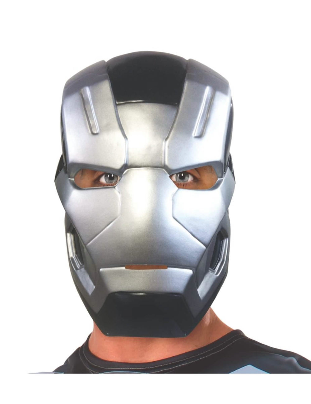Poloviční maska War Machine Captain America Civil War pro dospělý šedá stříbrná a černá