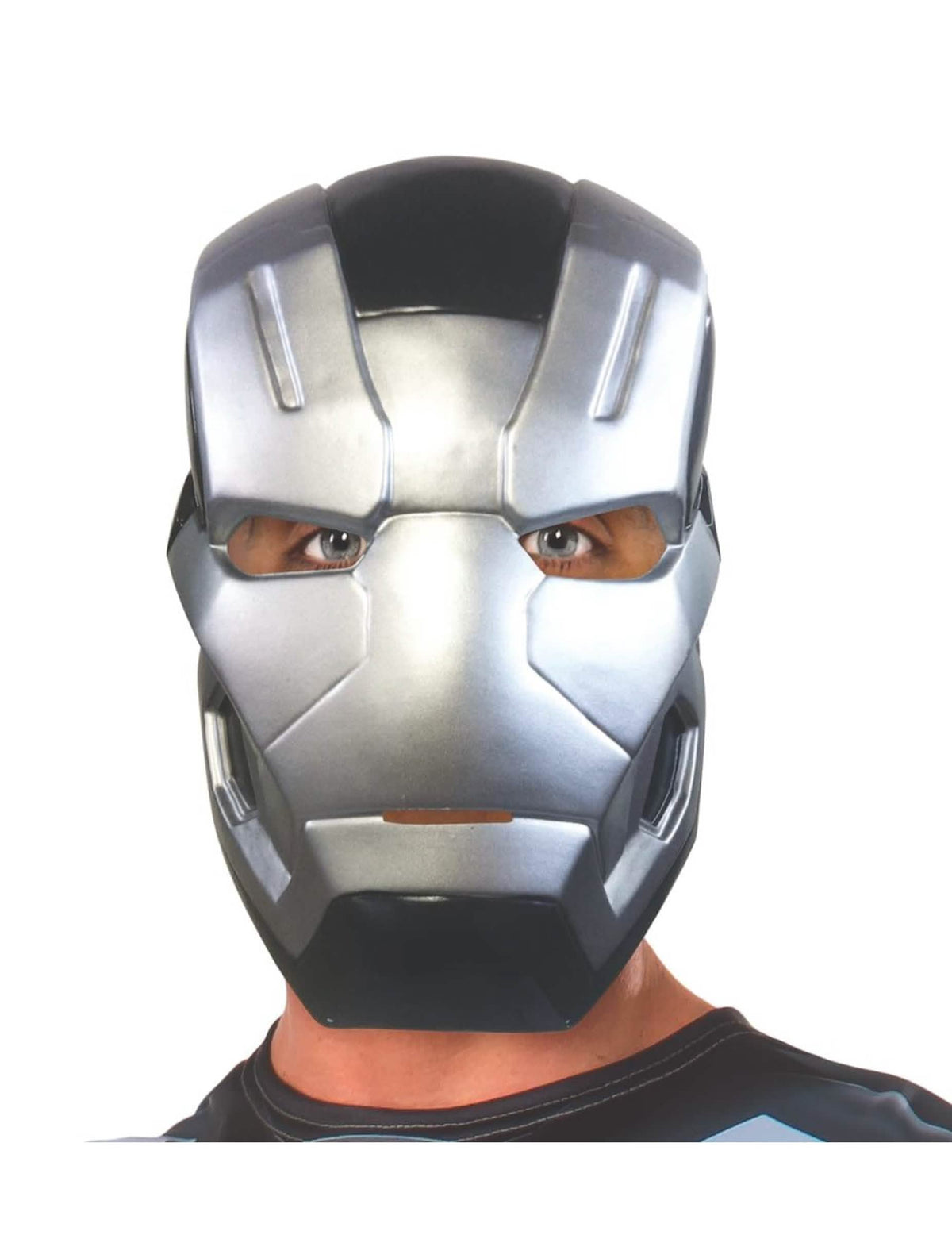 Poloviční maska War Machine Captain America Civil War pro dospělý šedá stříbrná a černá
