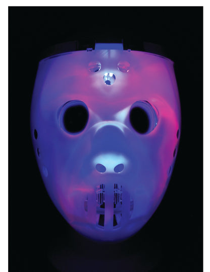 Svítící maska pro dospělé hokejisty 2 v 1