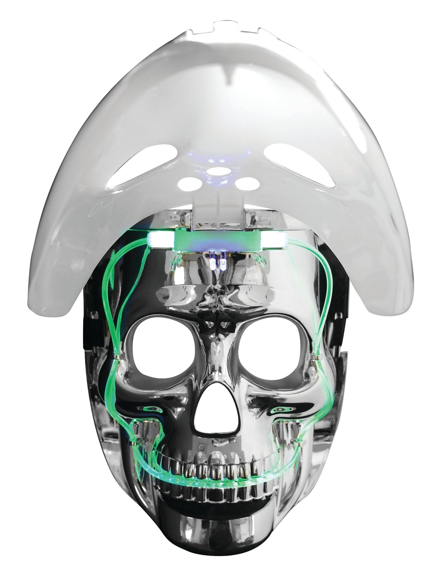 Svítící maska pro dospělé hokejisty 2 v 1