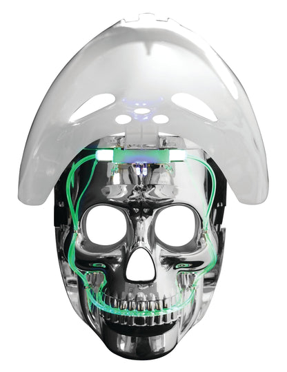 Svítící maska pro dospělé hokejisty 2 v 1