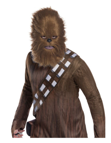 Kožešinová maska Chewbaccy ze Star Wars pro dospělé