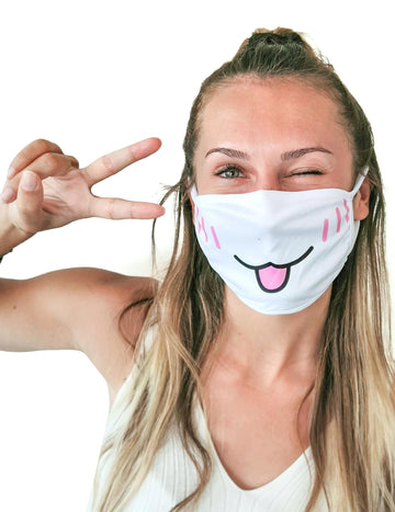 Maska na nos s potiskem dospělé kočky