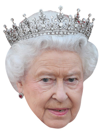 Kartonová maska královny Alžběty