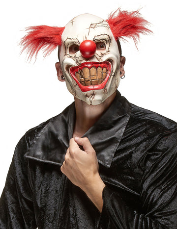 Maska zlého klauna pro dospělé Halloween