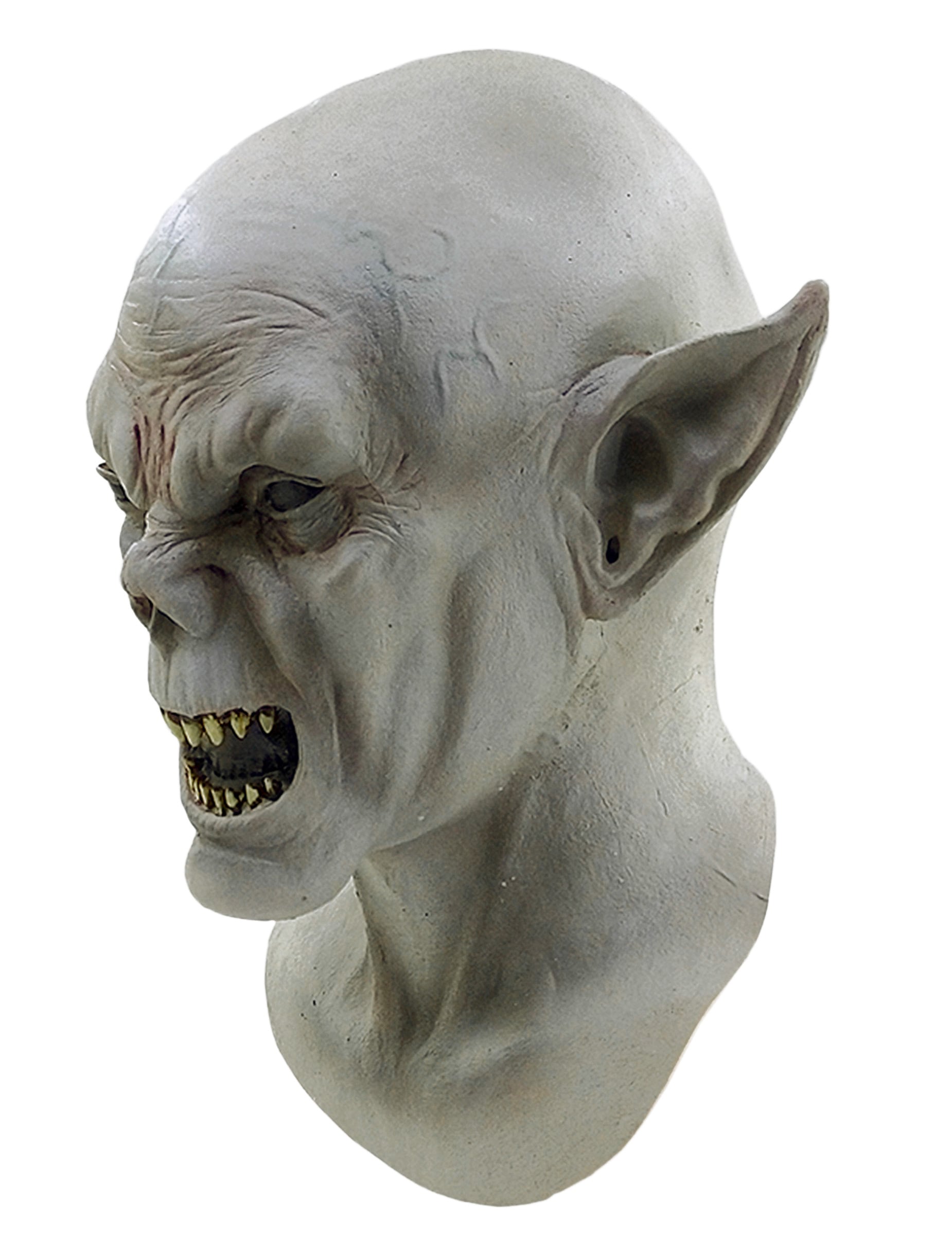 Vue de profil du masque de créature pour adulte halloween