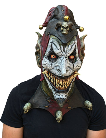 Masque d'arlequin malfaisant adulte