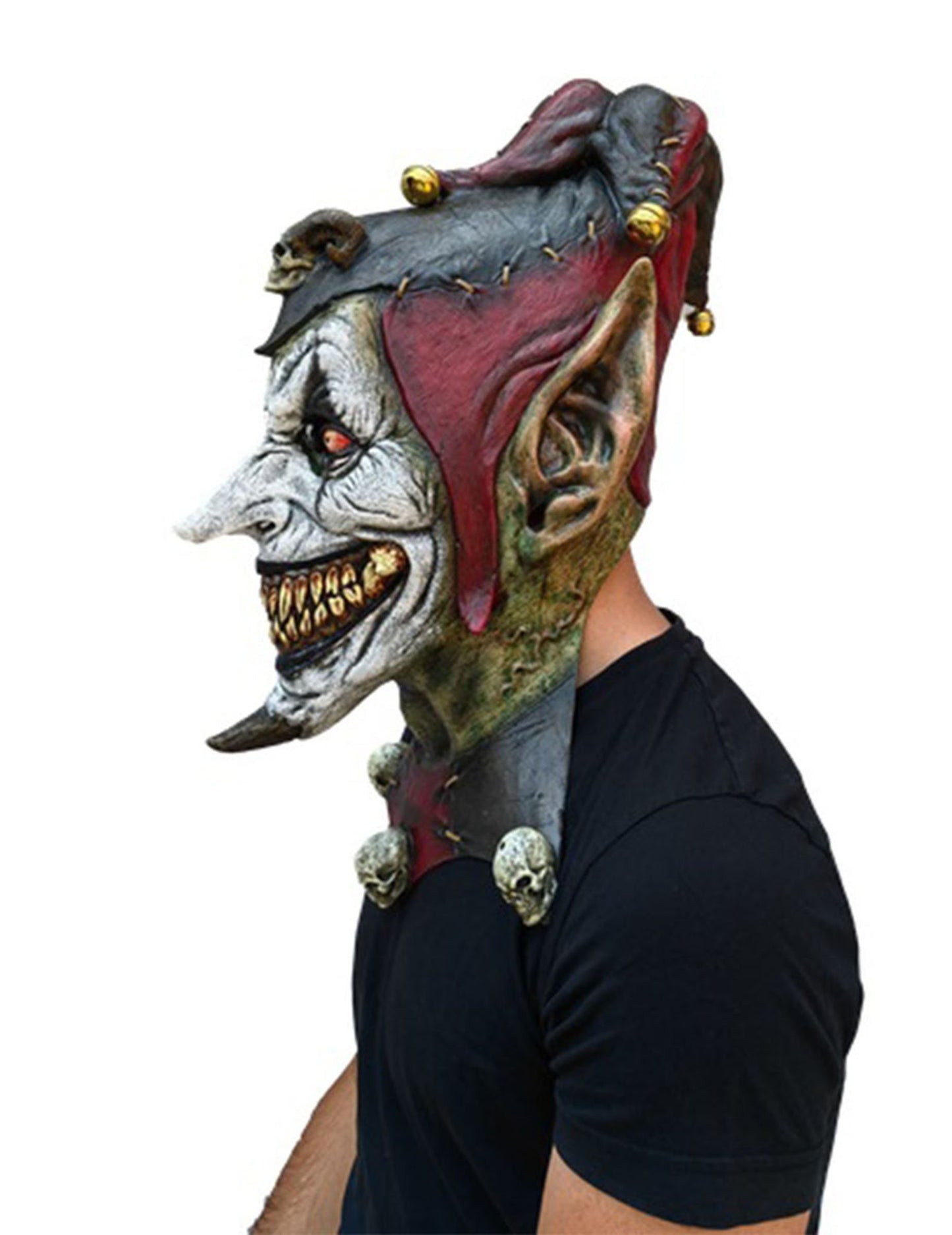 Maska pro dospělé zlého harlekýna