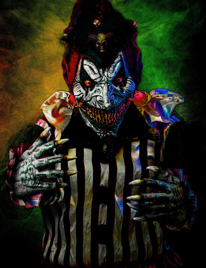 Masque d'arlequin malfaisant adulte