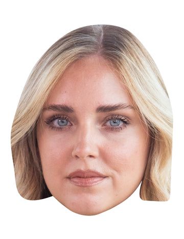 Kartonová maska pro dospělé Chiara Ferragni