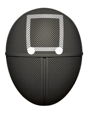 Brankářská plochá kartonová maska čtvercového typu