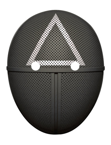 Plochá kartonová maska brankáře trojúhelníková hra