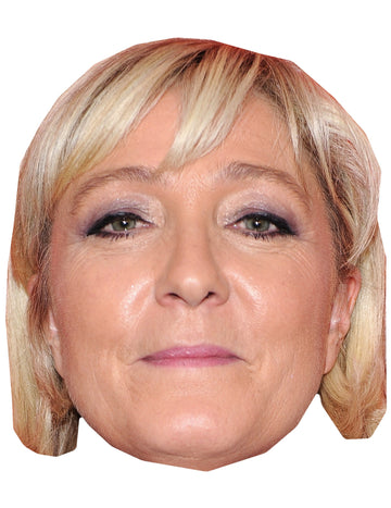 Kartonová maska pro dospělé Marine Le Pen
