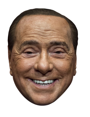 Kartonová maska pro dospělé Silvia Berlusconiho