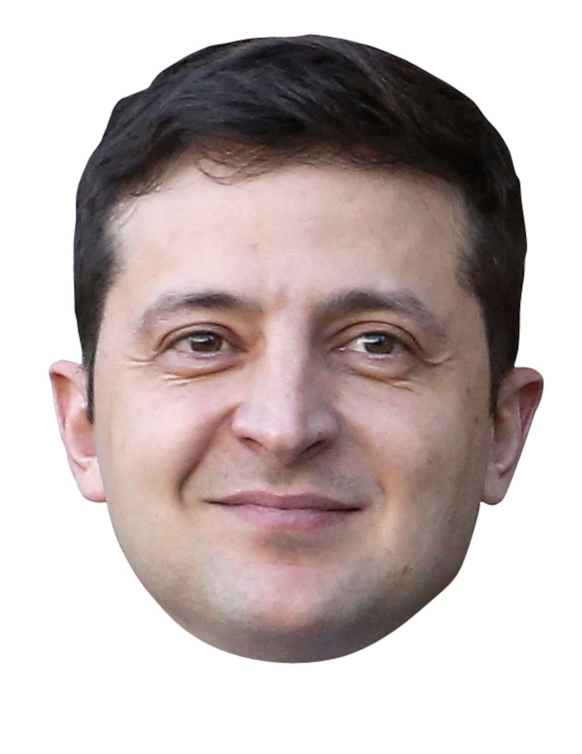 Masque en carton Volodymyr Zelensky pour adulte