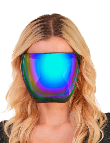 Masque futuriste à reflets adulte
