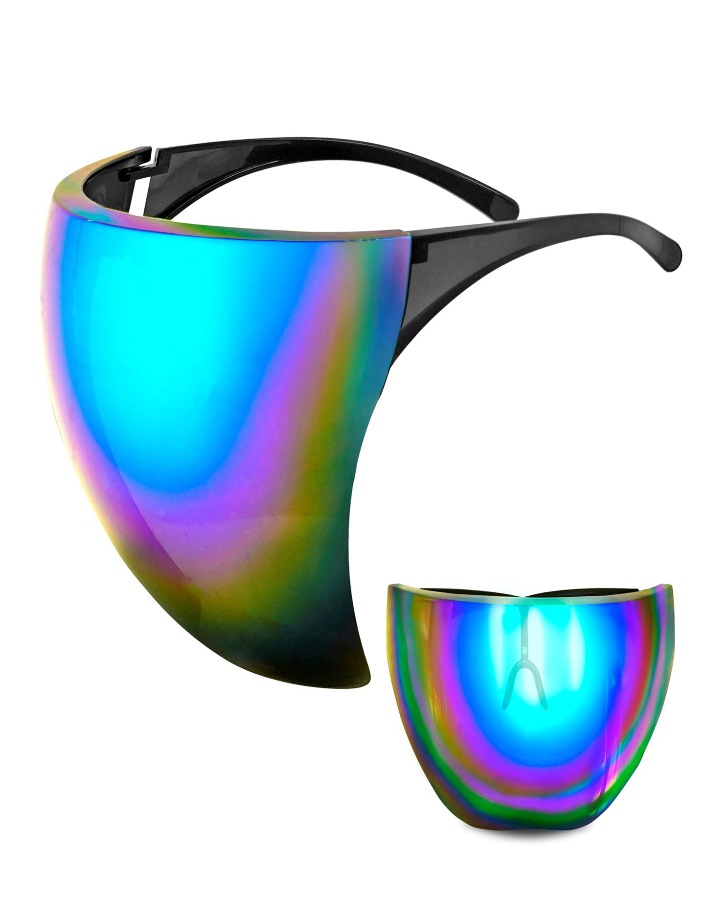 Masque futuriste à reflets adulte