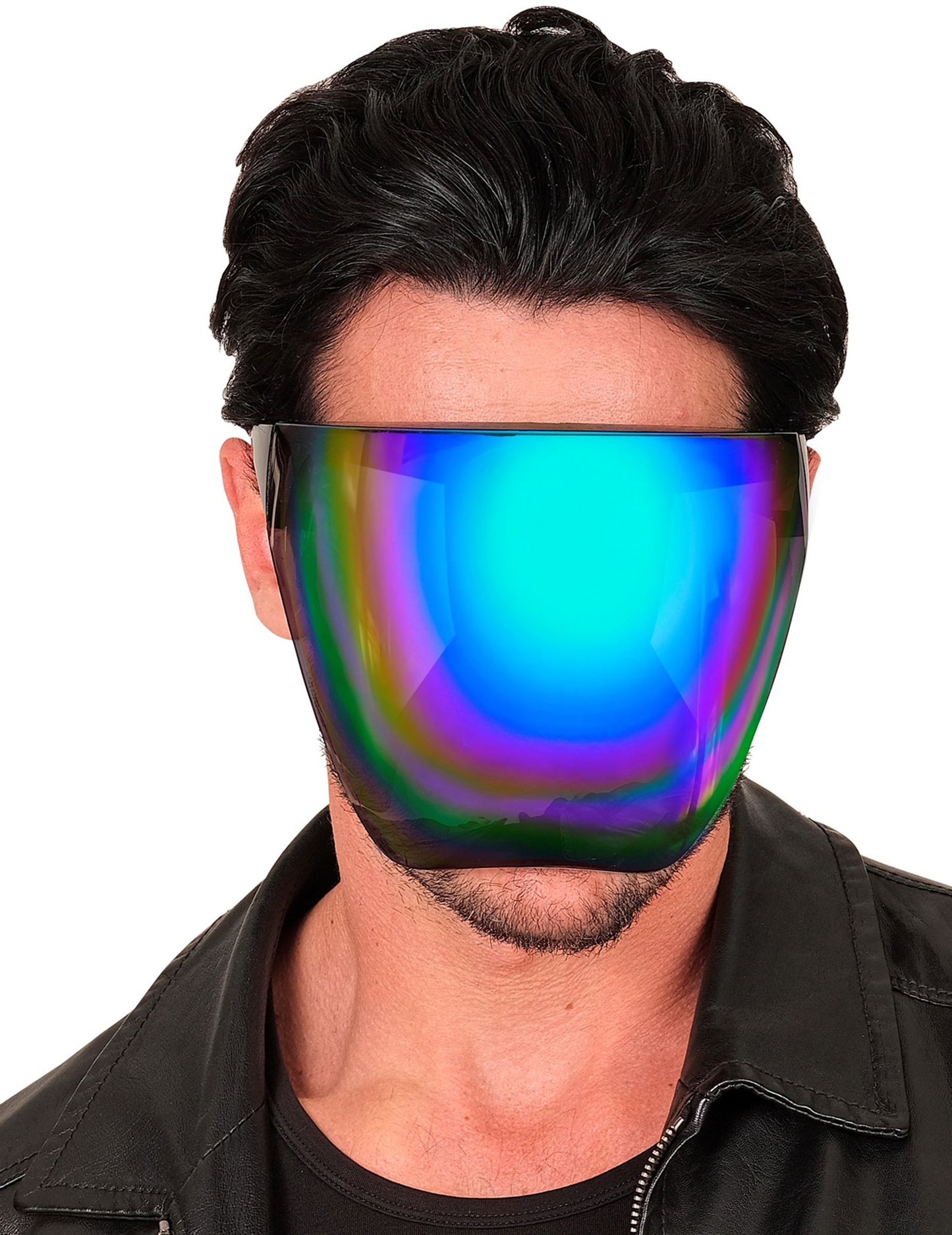 Masque futuriste à reflets adulte