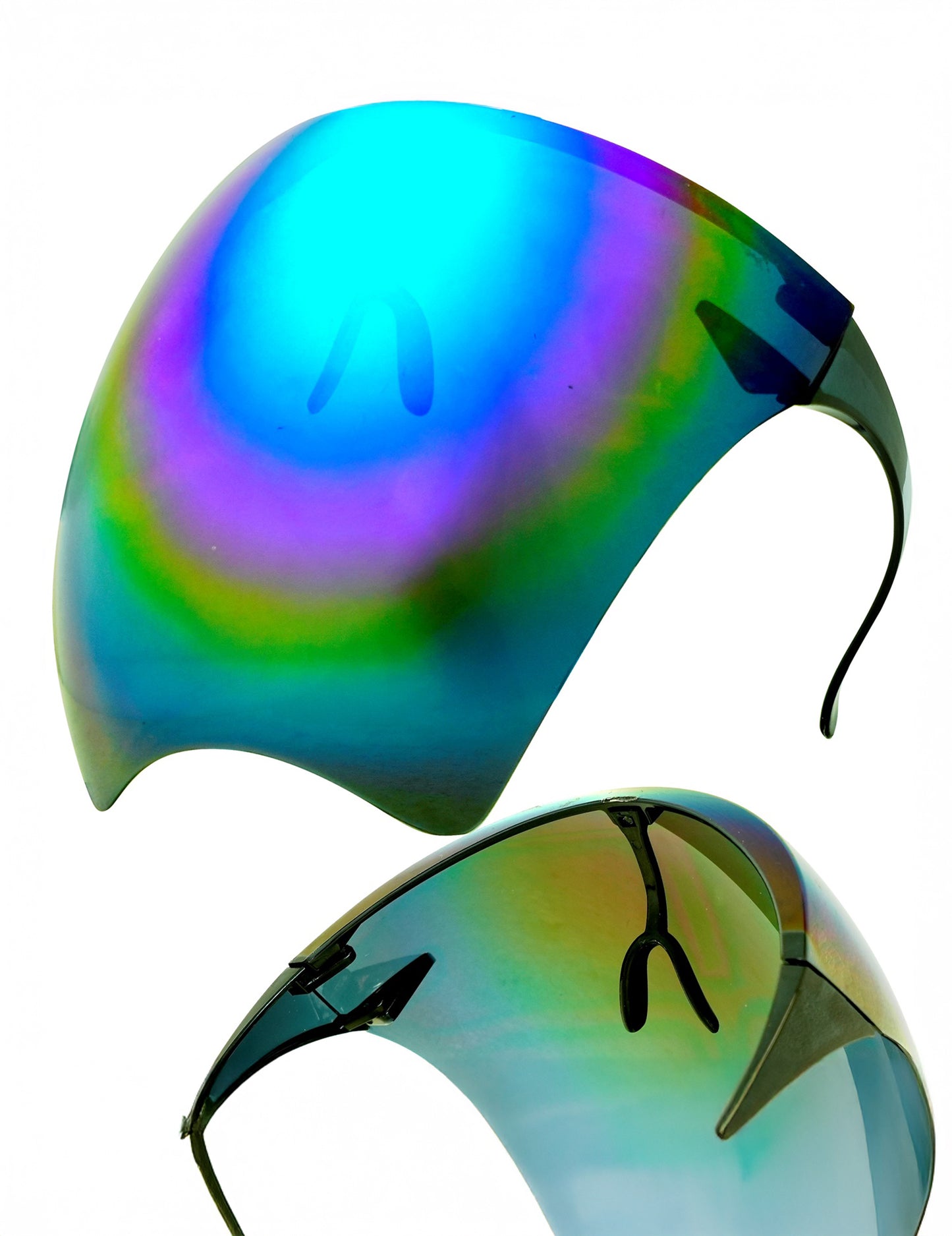 Masque futuriste à reflets adulte