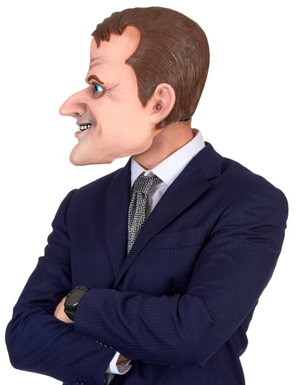 Latexová humorná maska pro dospělé Emmanuel